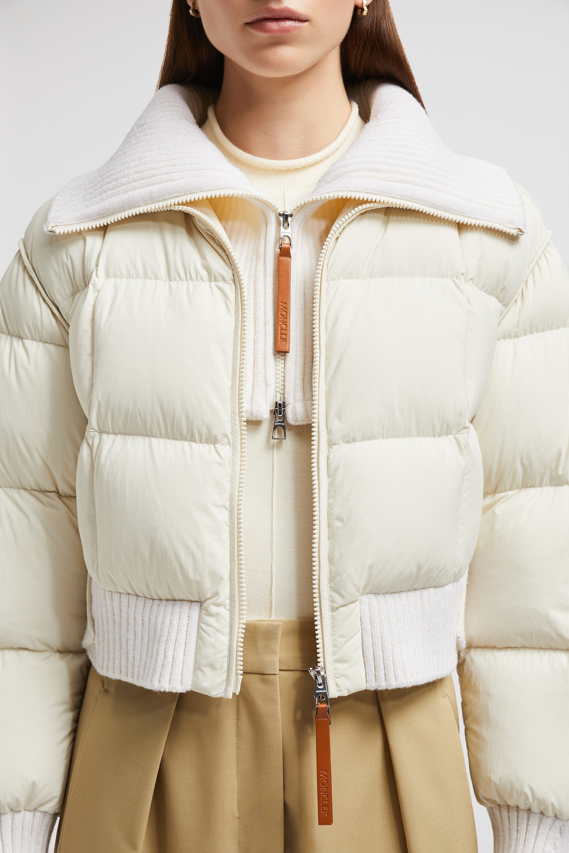 Moncler Jadeite Short Down Jacket | REVERSIBLE