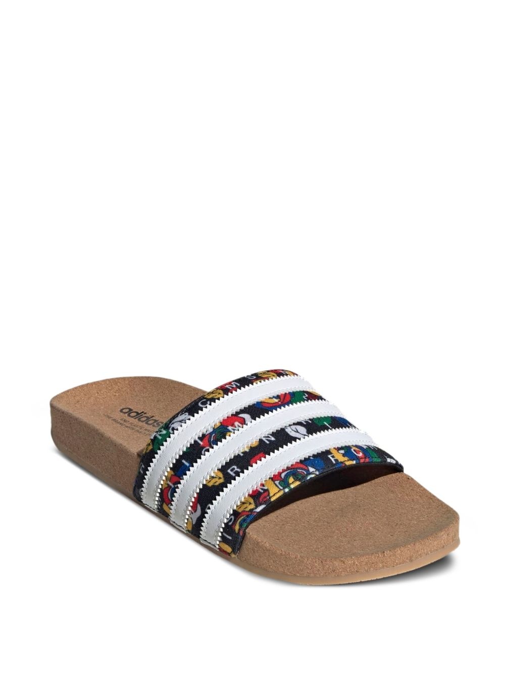 Rich Mnisi Adilette "Core Black /Cloud White/Supplier Colour" slides - 2