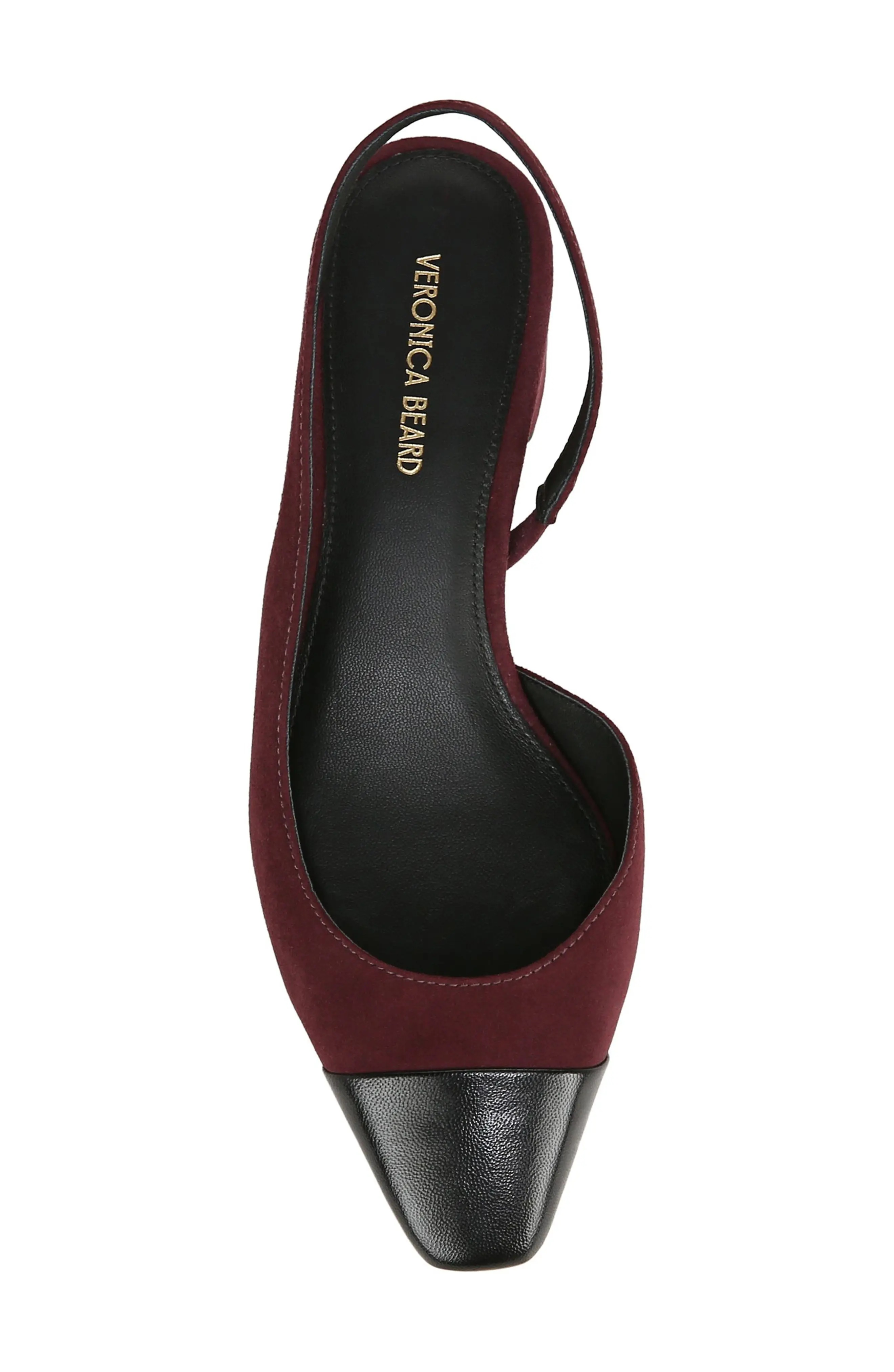 Cecile Half d'Orsay Slingback Pump in Acai/Black - 5