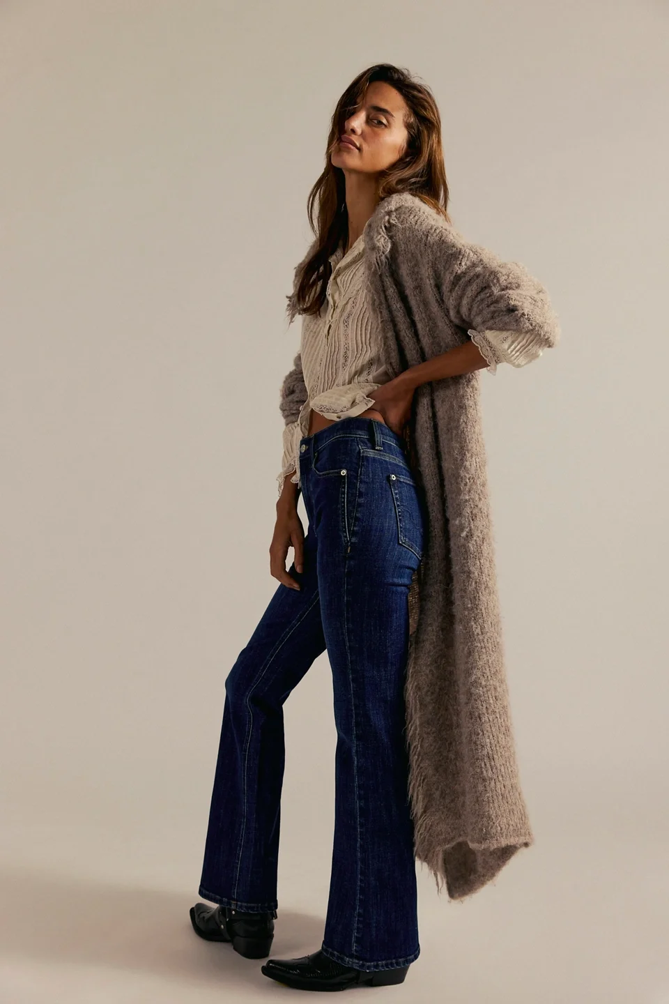 We The Free Double Knot High-Rise Straight Bootcut Jeans - 1