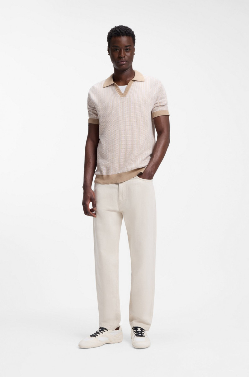 HUGO MIXED-MATERIAL TRAINERS WITH OPEN MESH outlook
