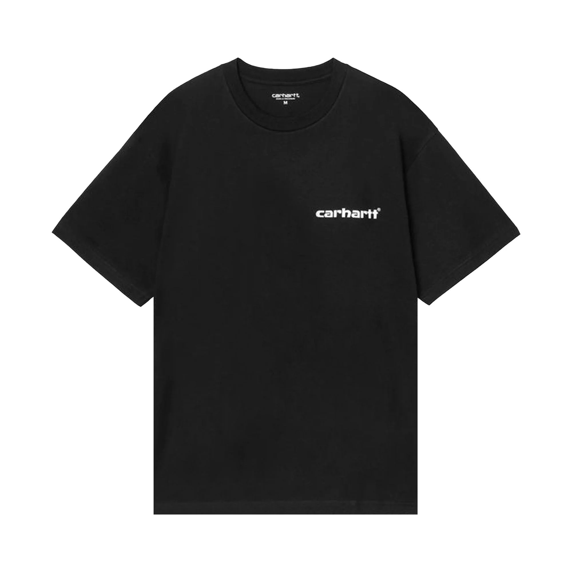 Carhartt WIP Short-Sleeve Caps T-Shirt 'Black' - 1