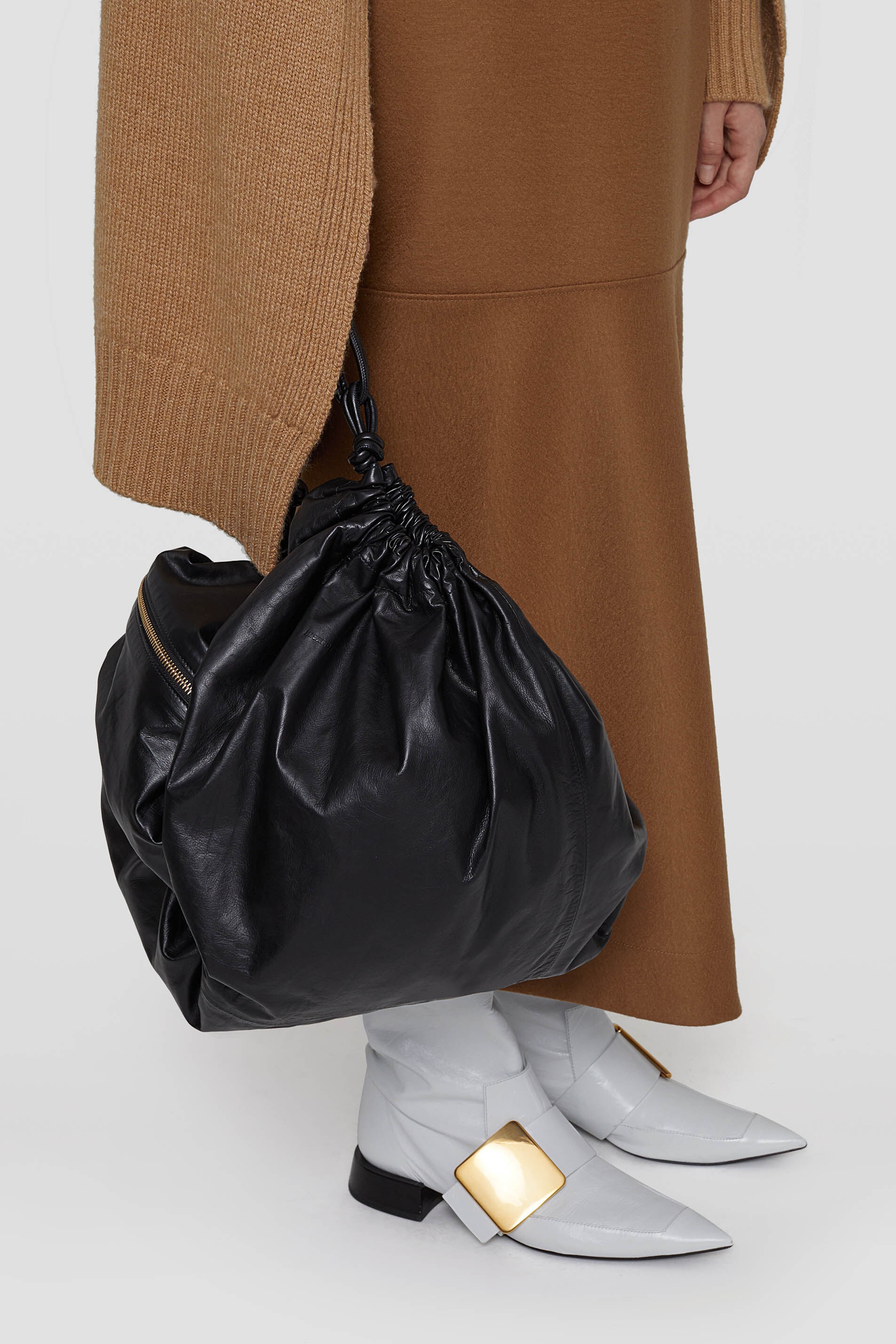 Drawstring Crossbody Duffle - 5