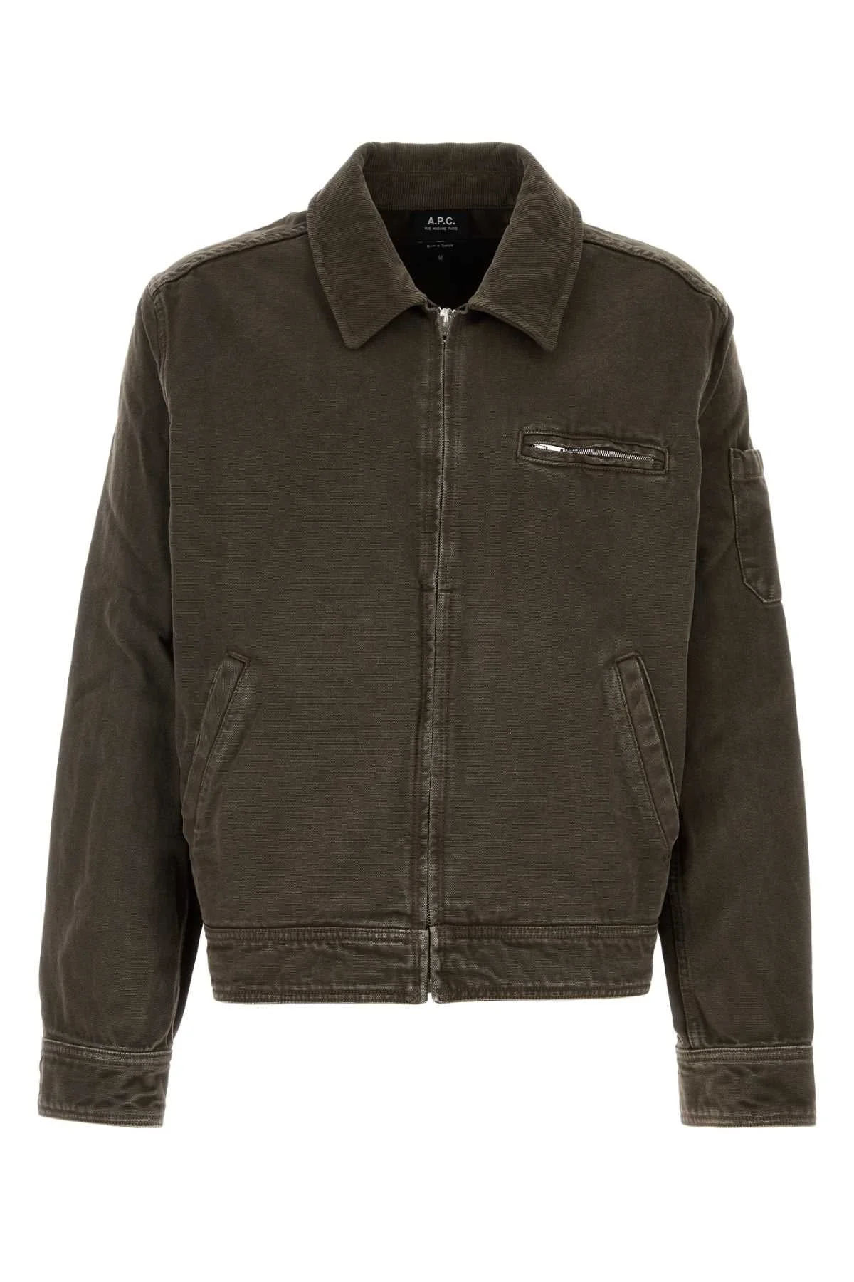 A.P.C. Men Chocolate Denim Alexis Jacket - 1