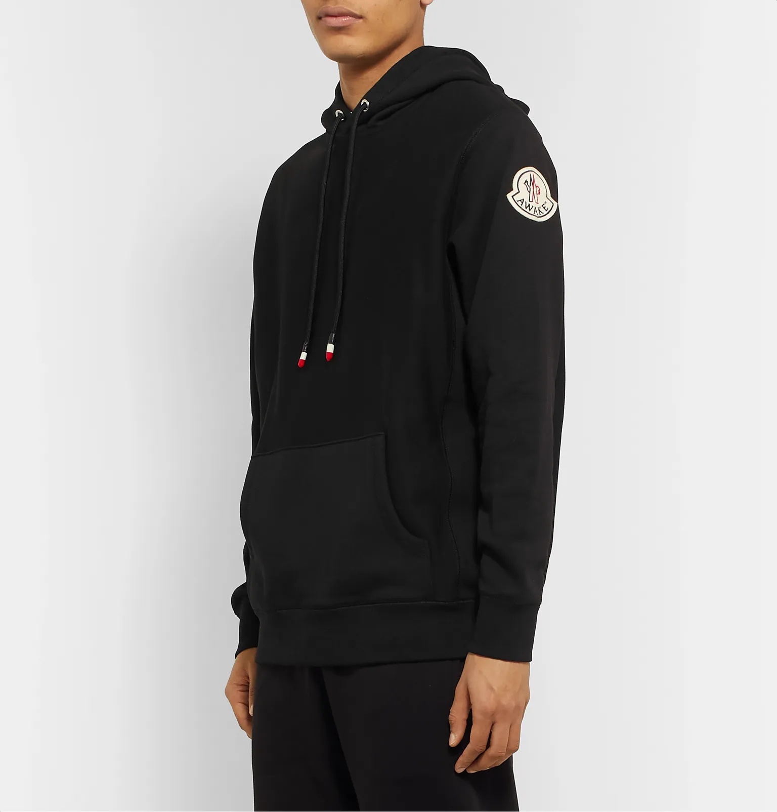 + Awake NY 2 Moncler 1952 Logo-Detailed Fleece-Back Cotton-Jersey Hoodie - 10