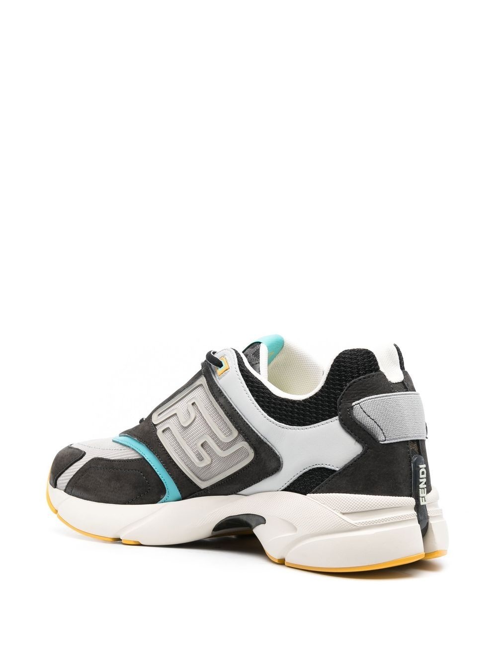logo-embossed low-top sneakers - 2