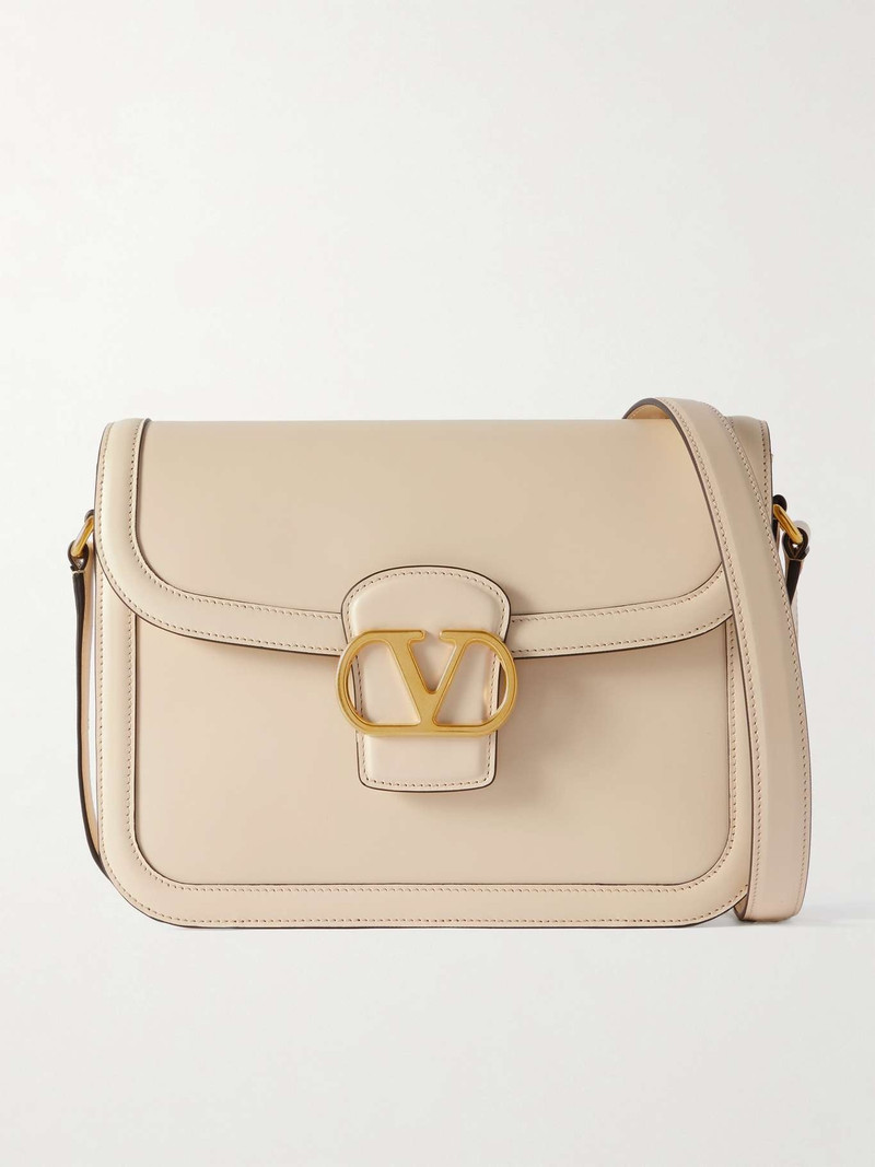 9-to-5 leather shoulder bag Off-white 1