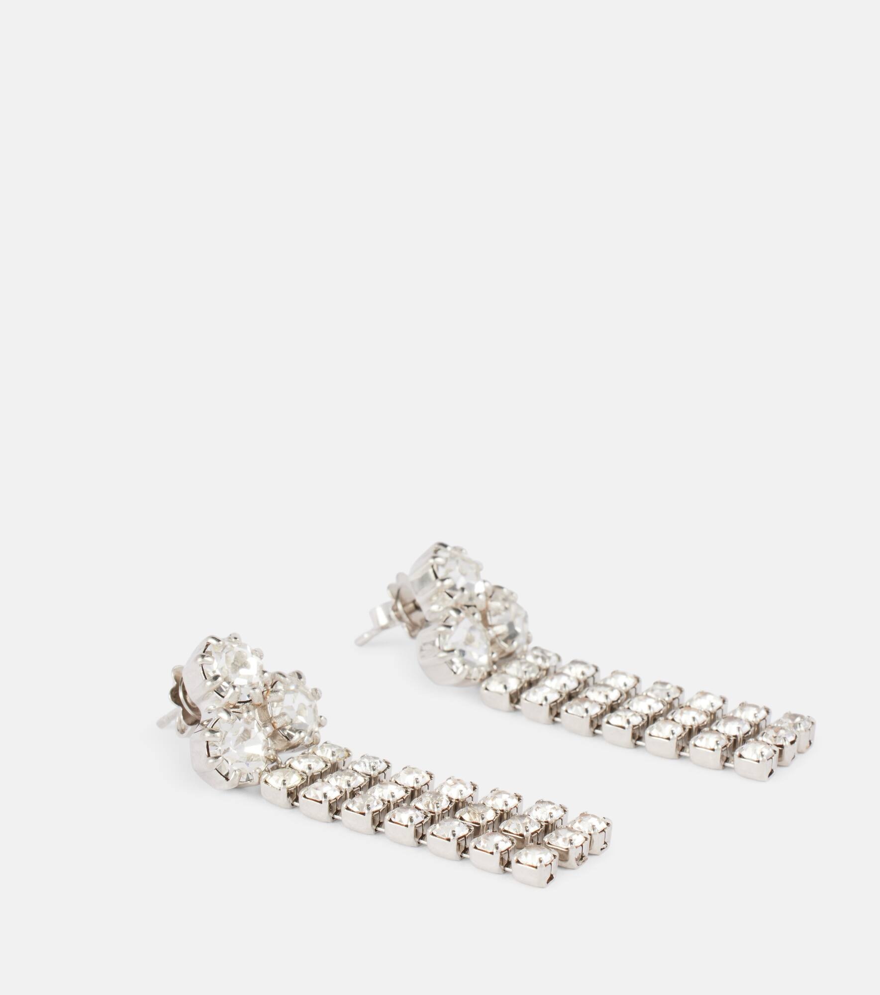 Crystal-embellished earrings - 4