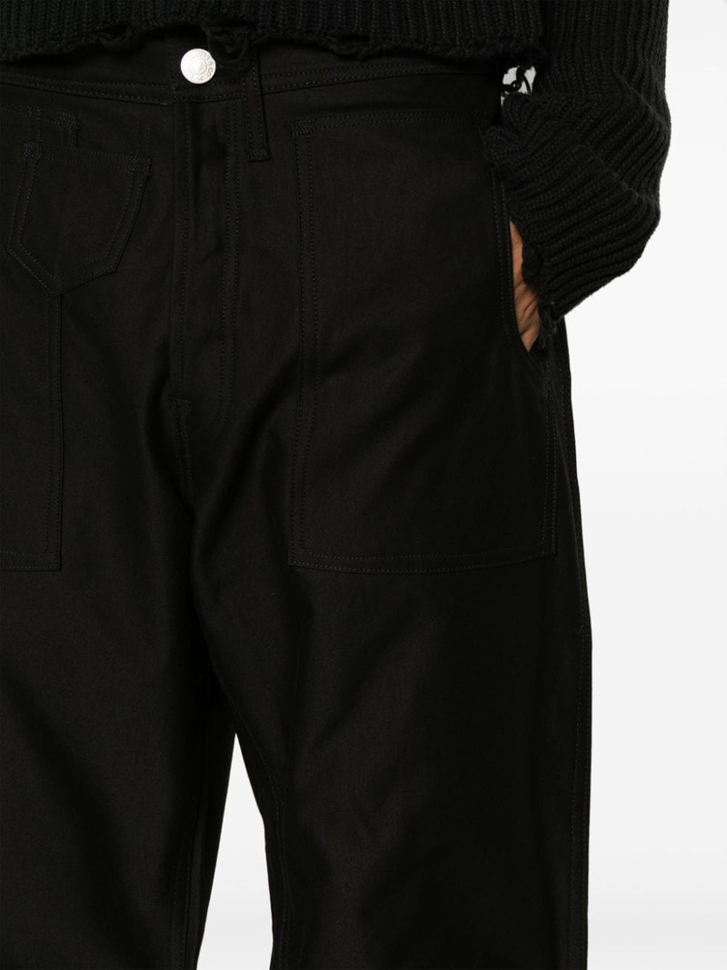 x Levis logo-patch wide-leg jeans 5