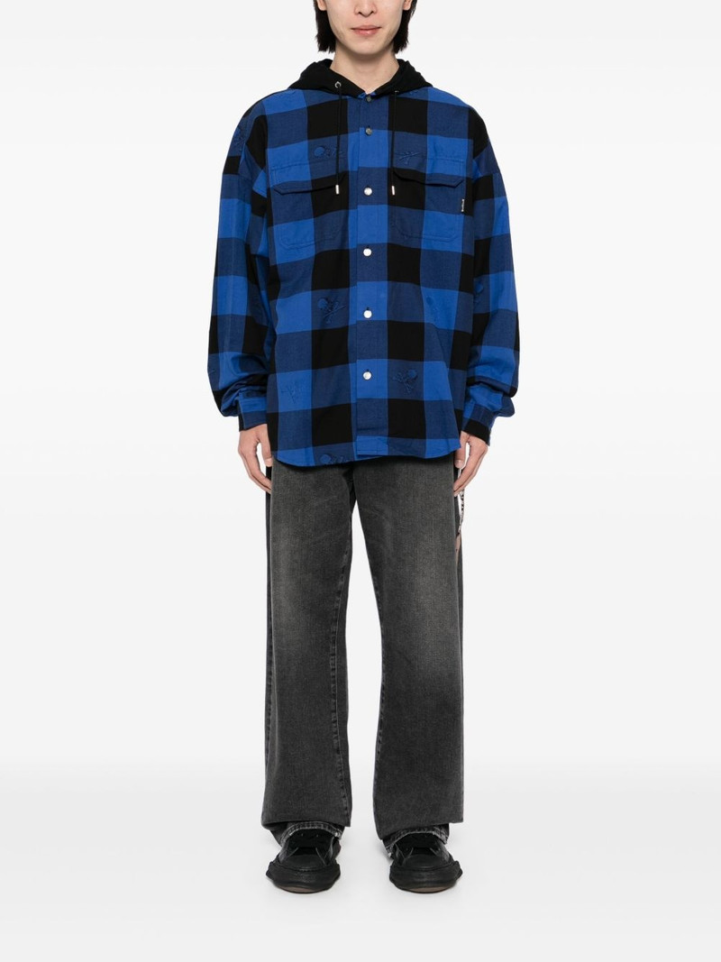 MASTERMIND WORLD plaid shirt outlook