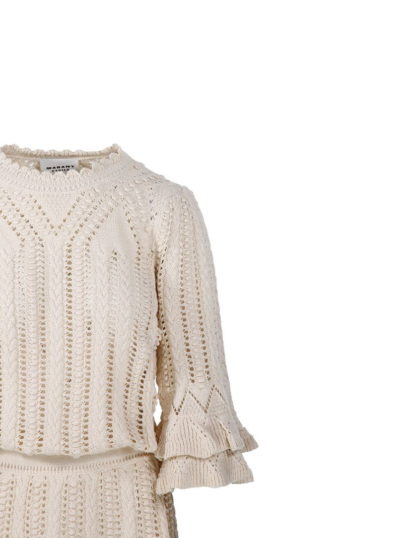 Norma ruffled knitted mini dress 4