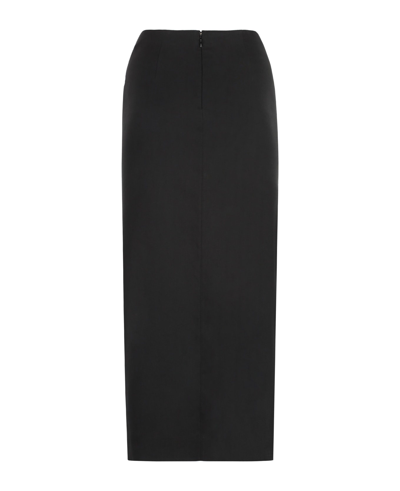 Secia Cotton Cady Midi Skirt - 2