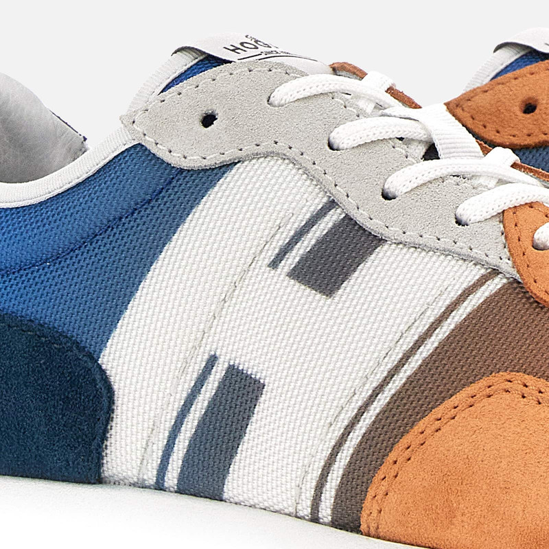 Sneakers Hogan H601 Blue Orange White 6