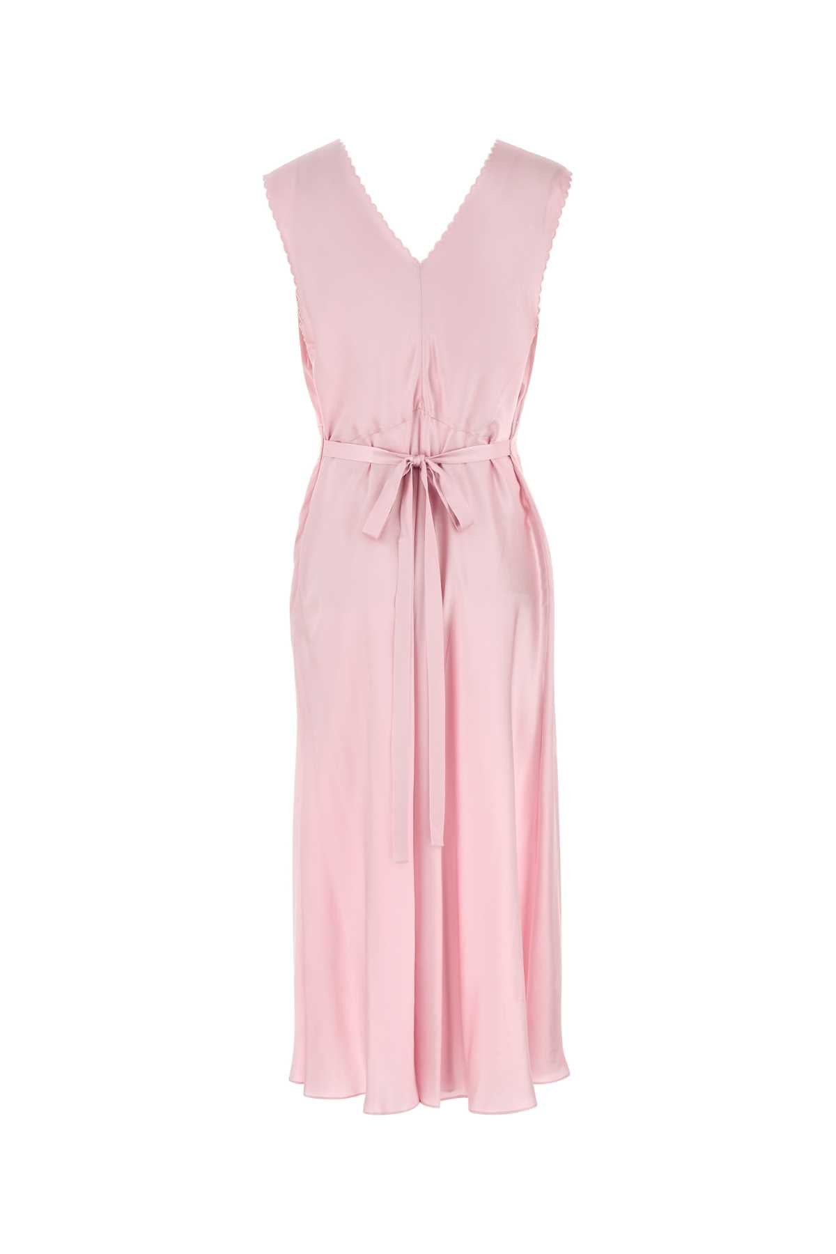 Prada Women Pink Satin Dress - 2