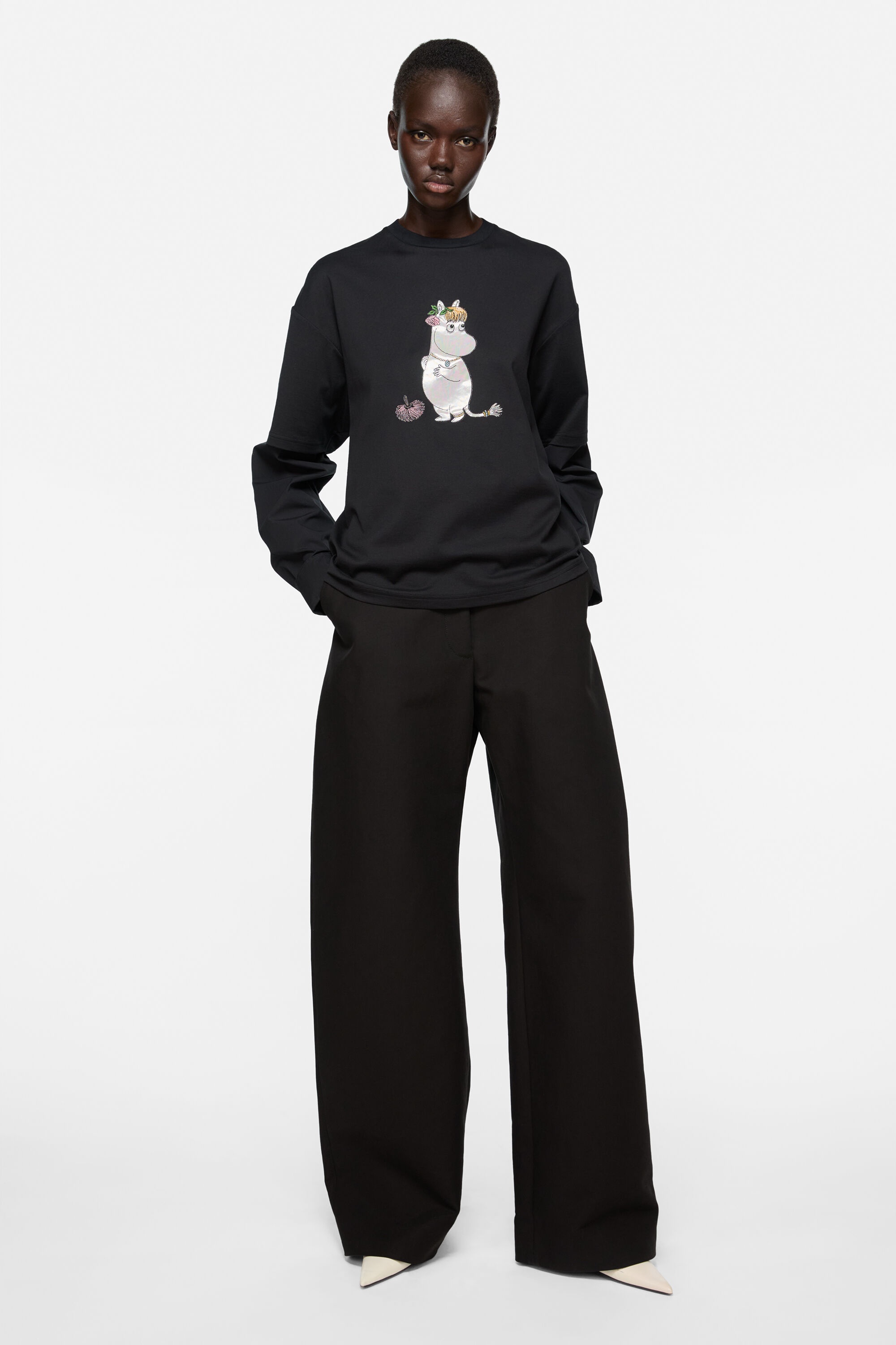T-shirt Acne Studios x Moomin - All black - 2