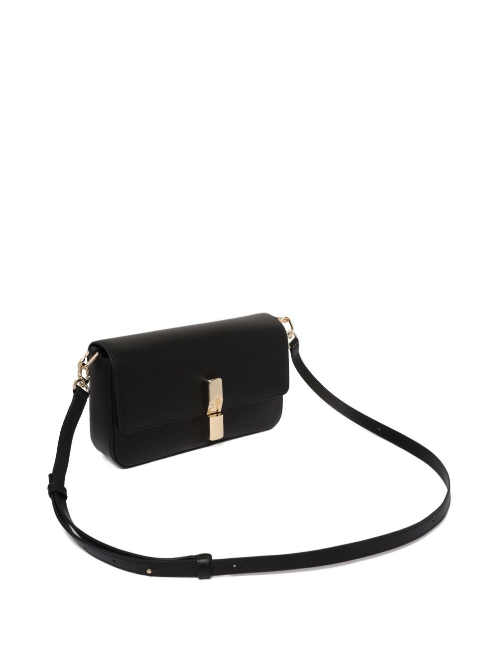 Iride clasp-fastening leather shoulder bag - 3