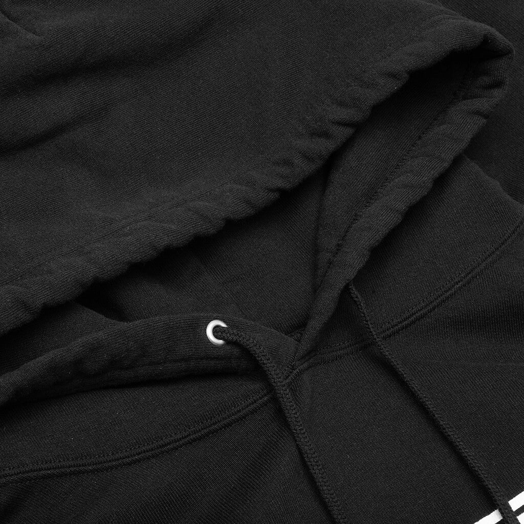 COLLEGE SWEATPARKA LS - BLACK - 4