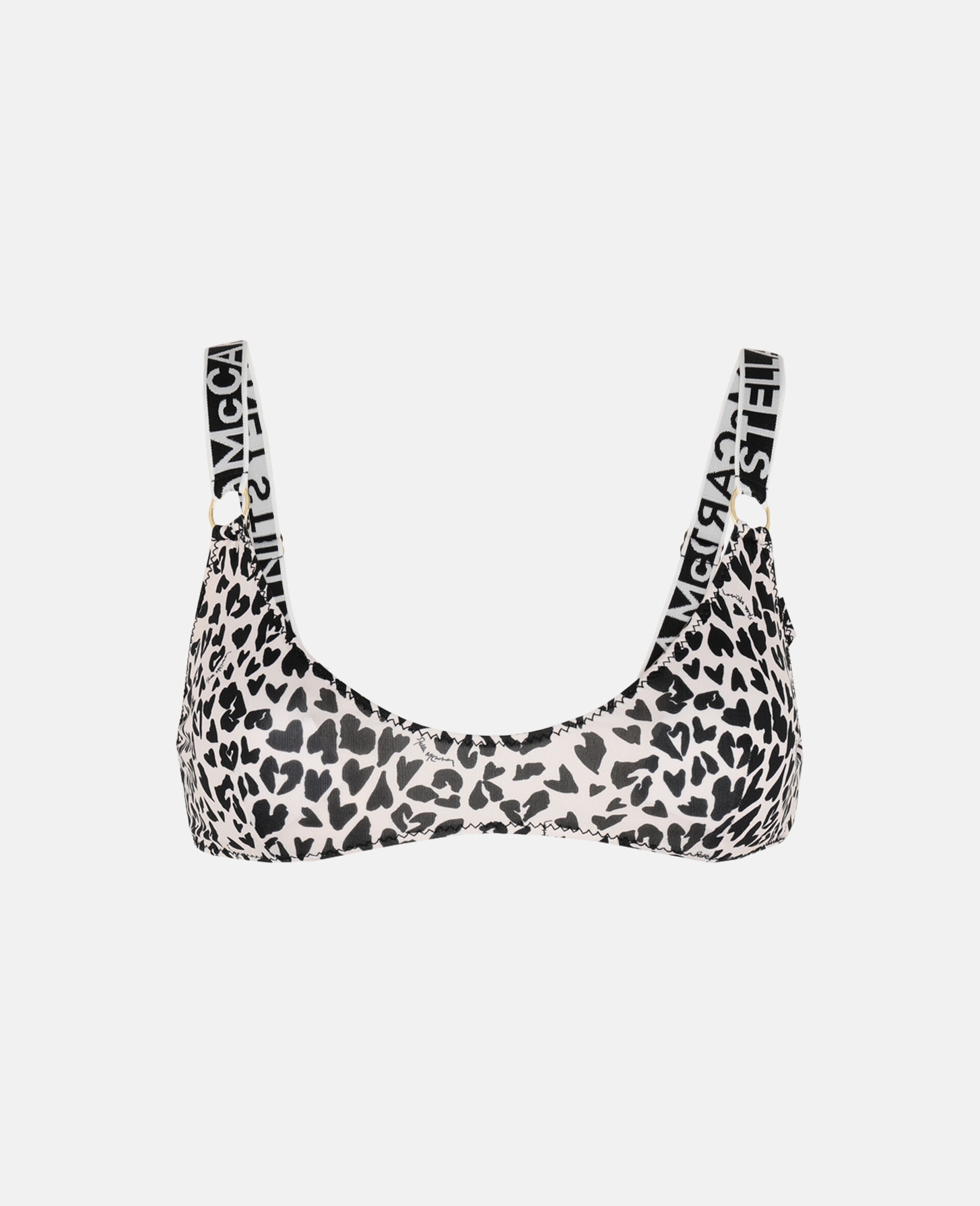 Animal Mix Padded Brassiere Bikini Top - 1