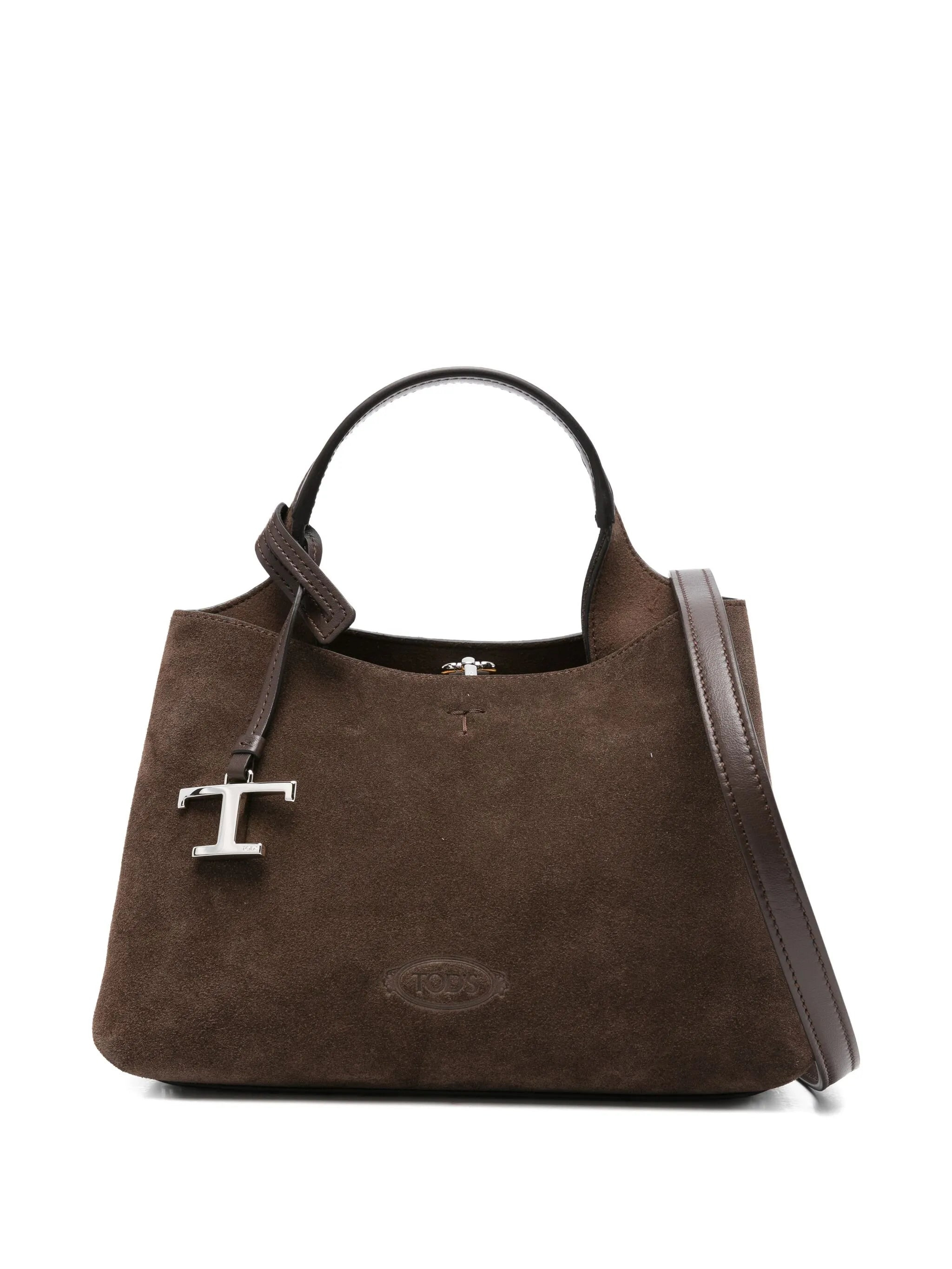 Tod's Suede Top-handle Tote Bag - 5