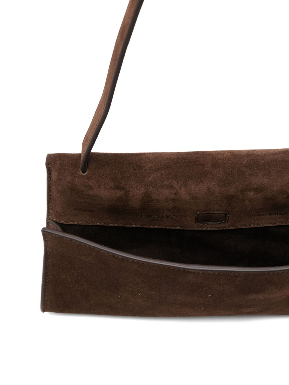 Long Papillon suede top-handle shoulder bag - 5