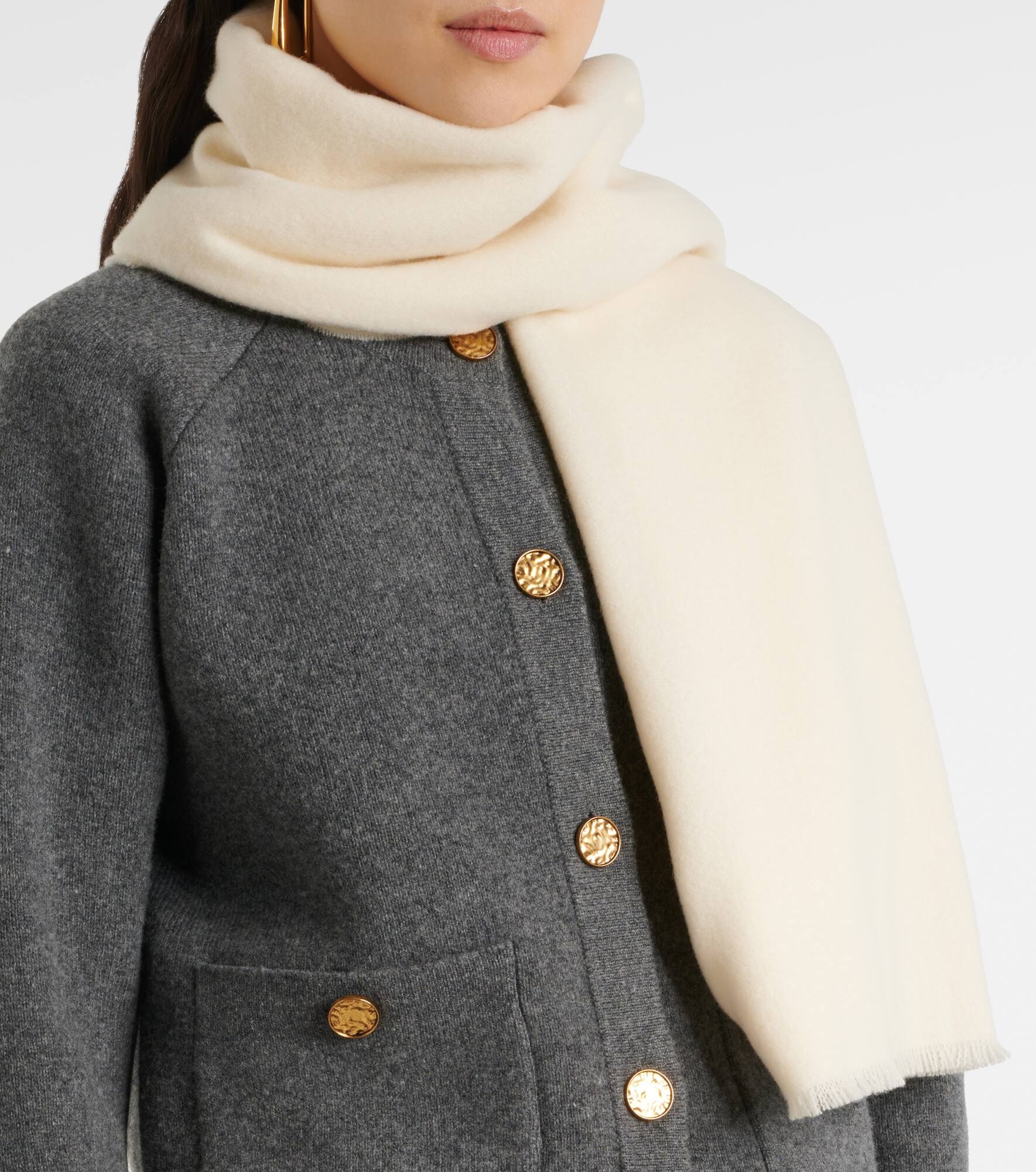 Virgin wool scarf - 3