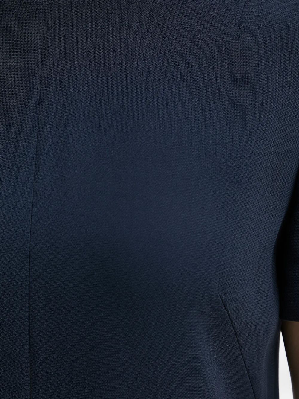 short-sleeve shift mini dress - 4