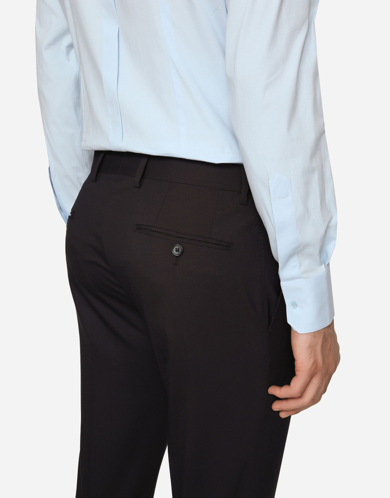 Double-breasted stretch wool Martini-fit suit 7