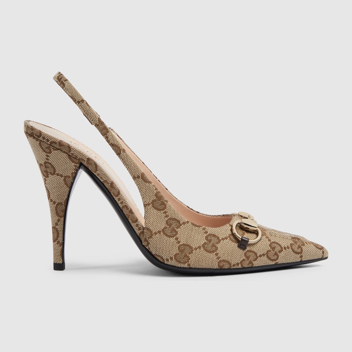 Women's GG canvas slingback pump - 1