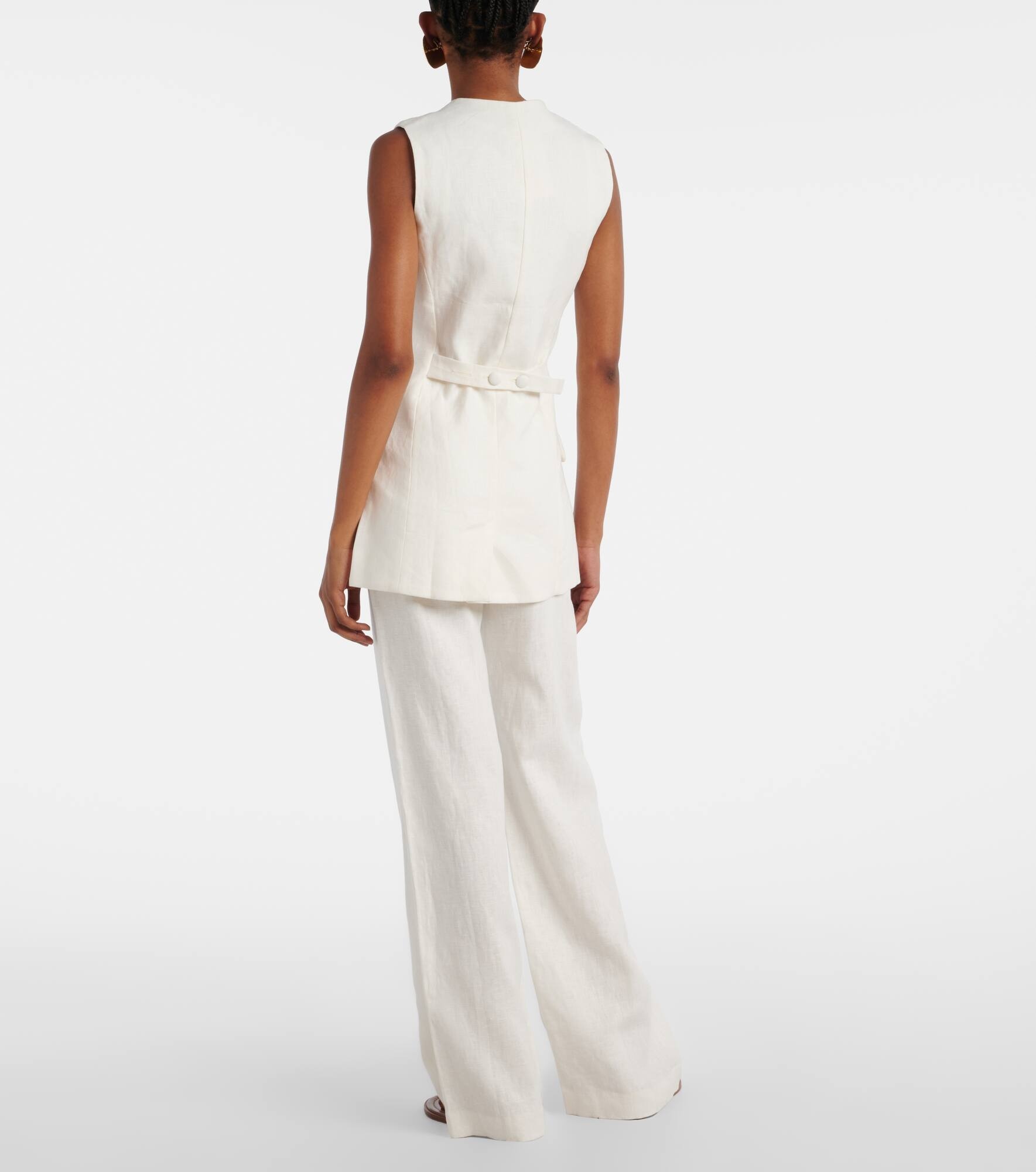 Jane linen vest - 3