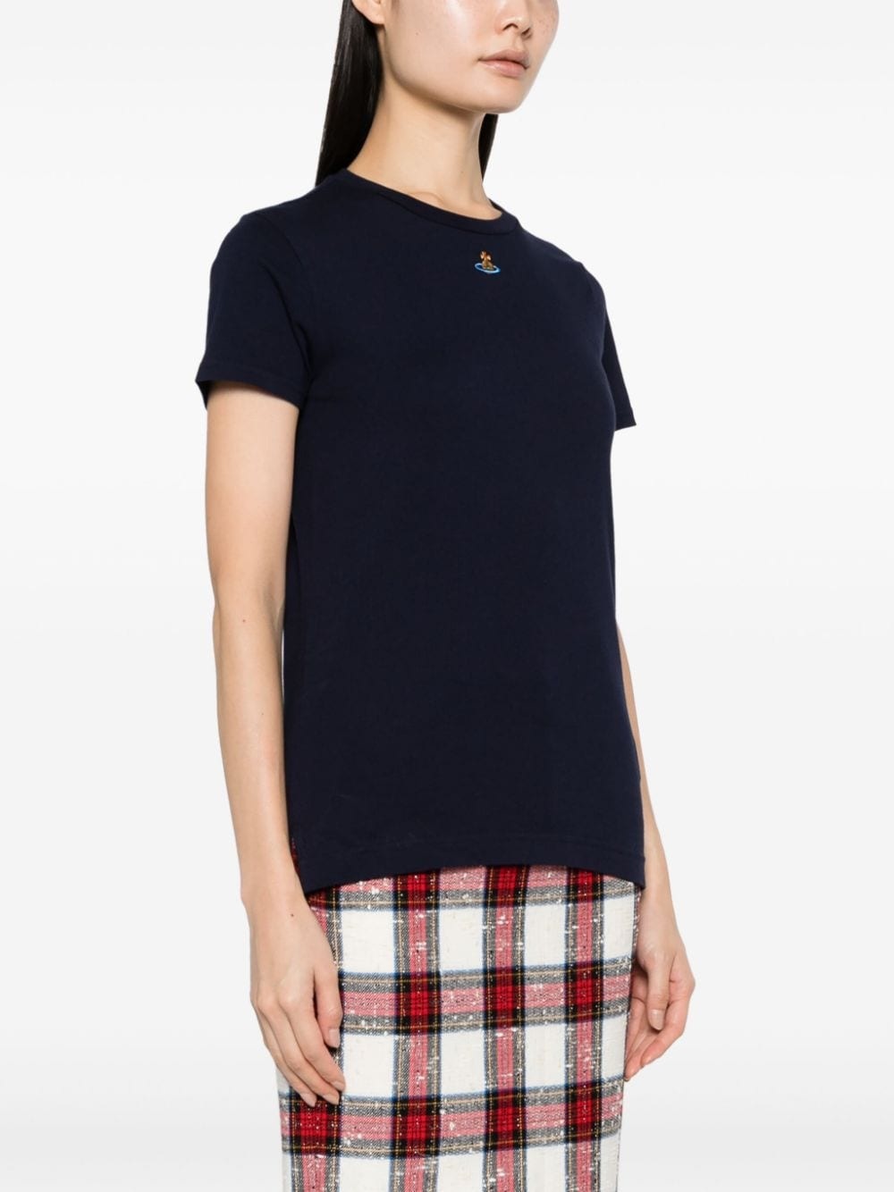Orb-embroidered short-sleeve T-shirt - 3
