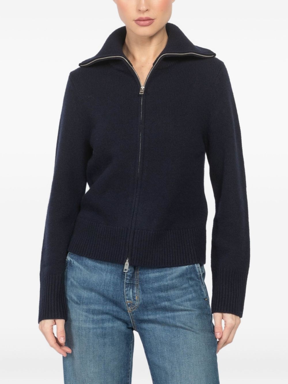 zip-up cardigan - 4