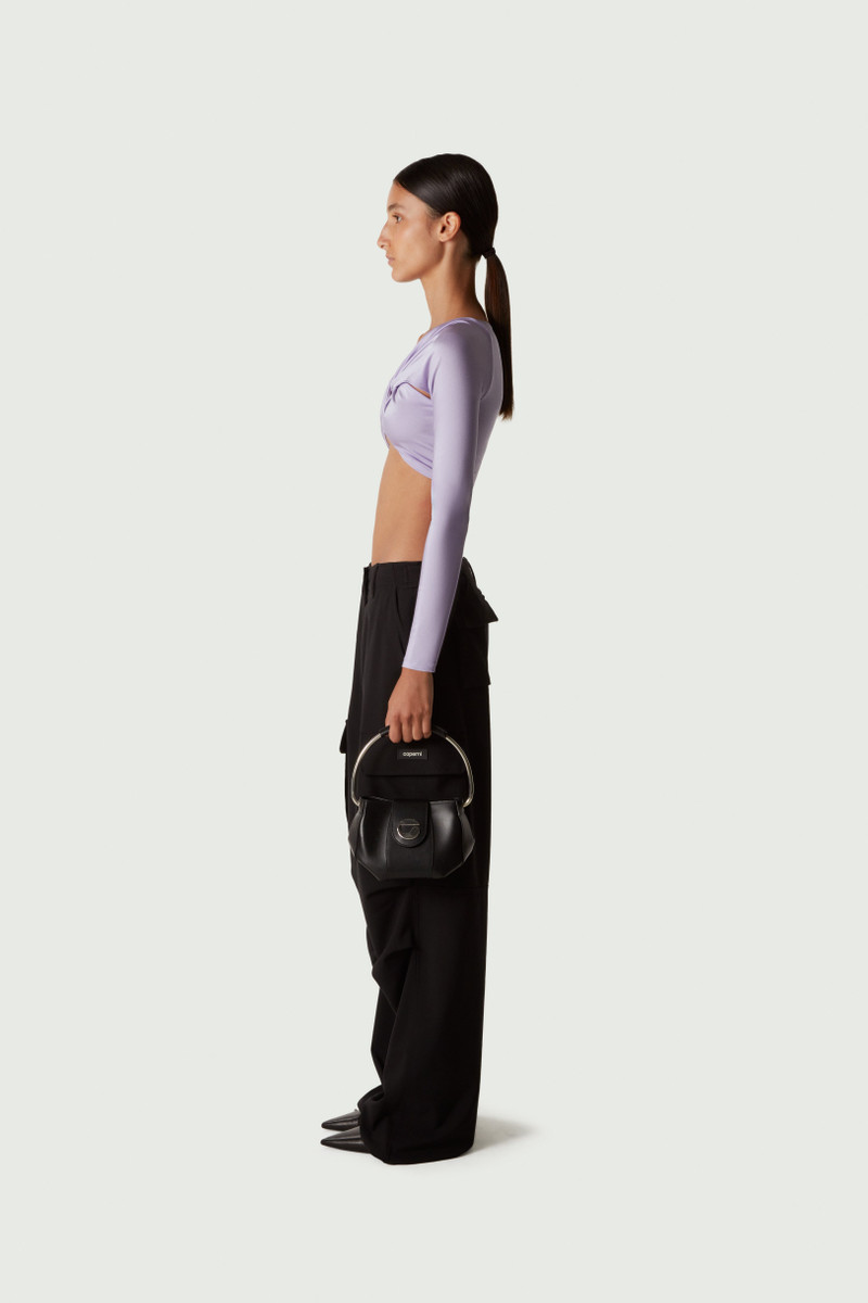 Cropped Draped Top 3