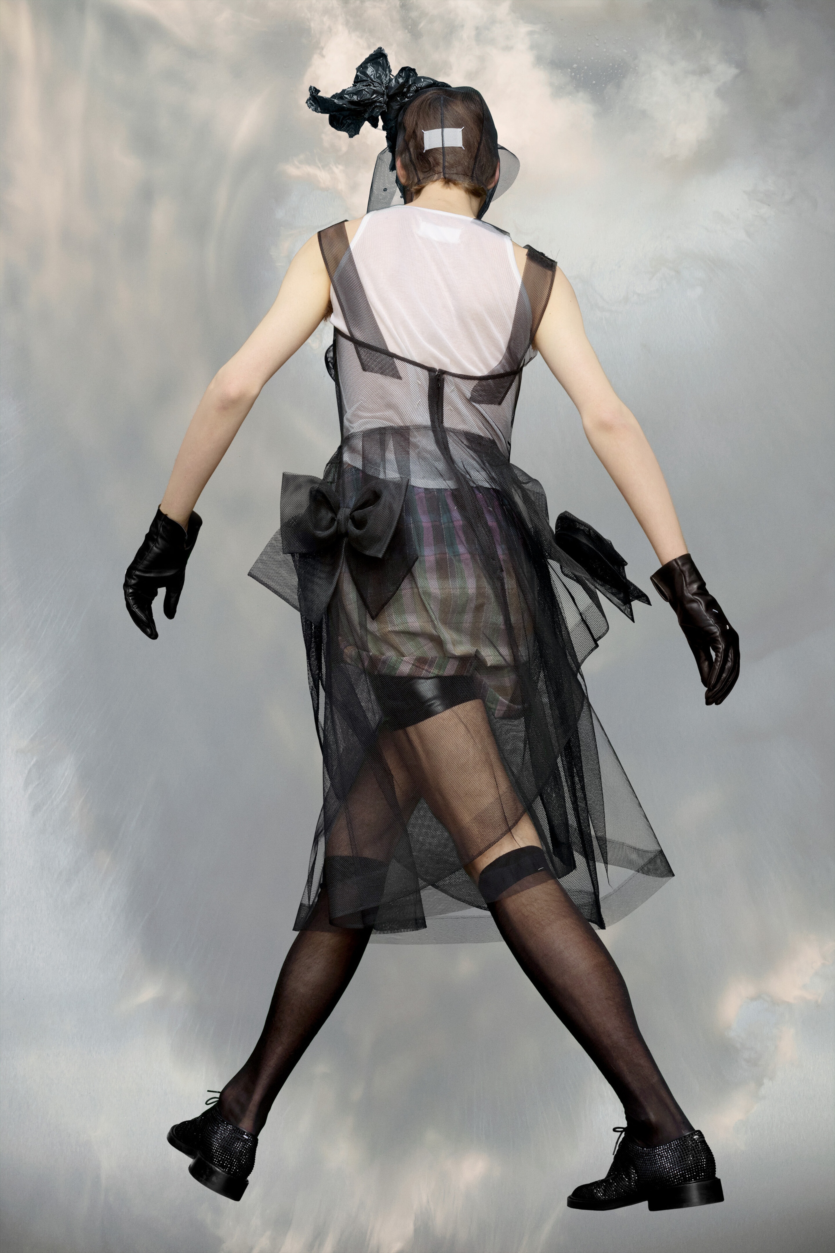 Tulle midi dress - 4