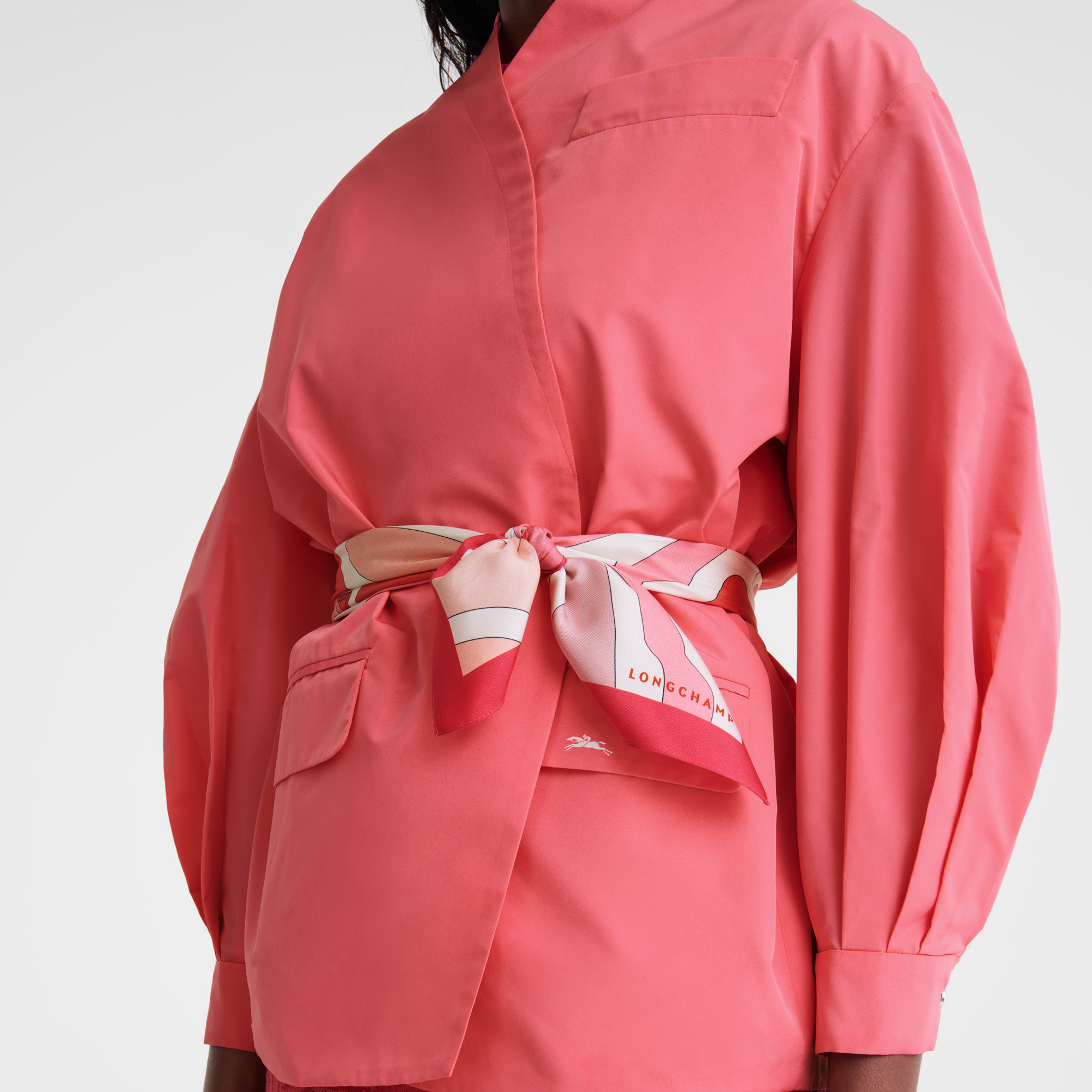 Kimono jacket Marshmallow - Technical taffeta - 4