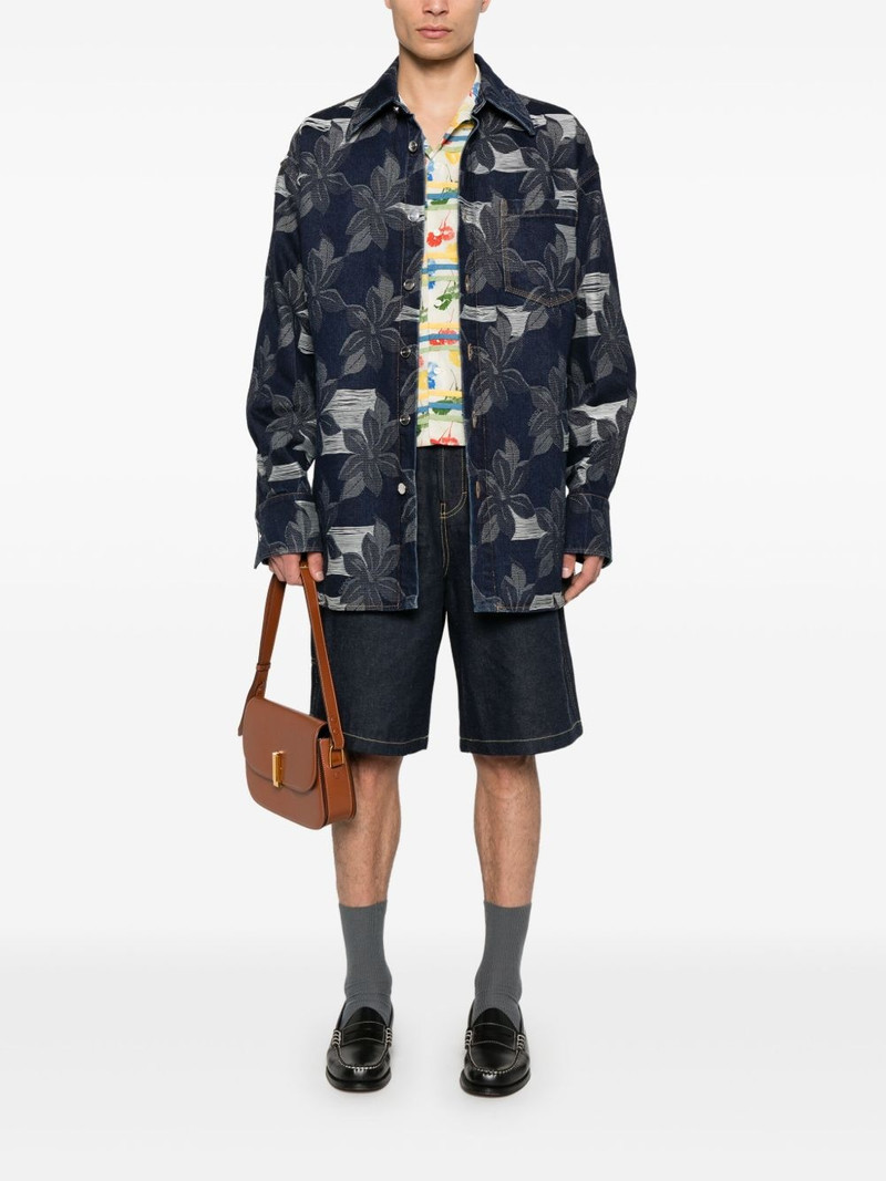 GUCCI denim jacquard shirt outlook