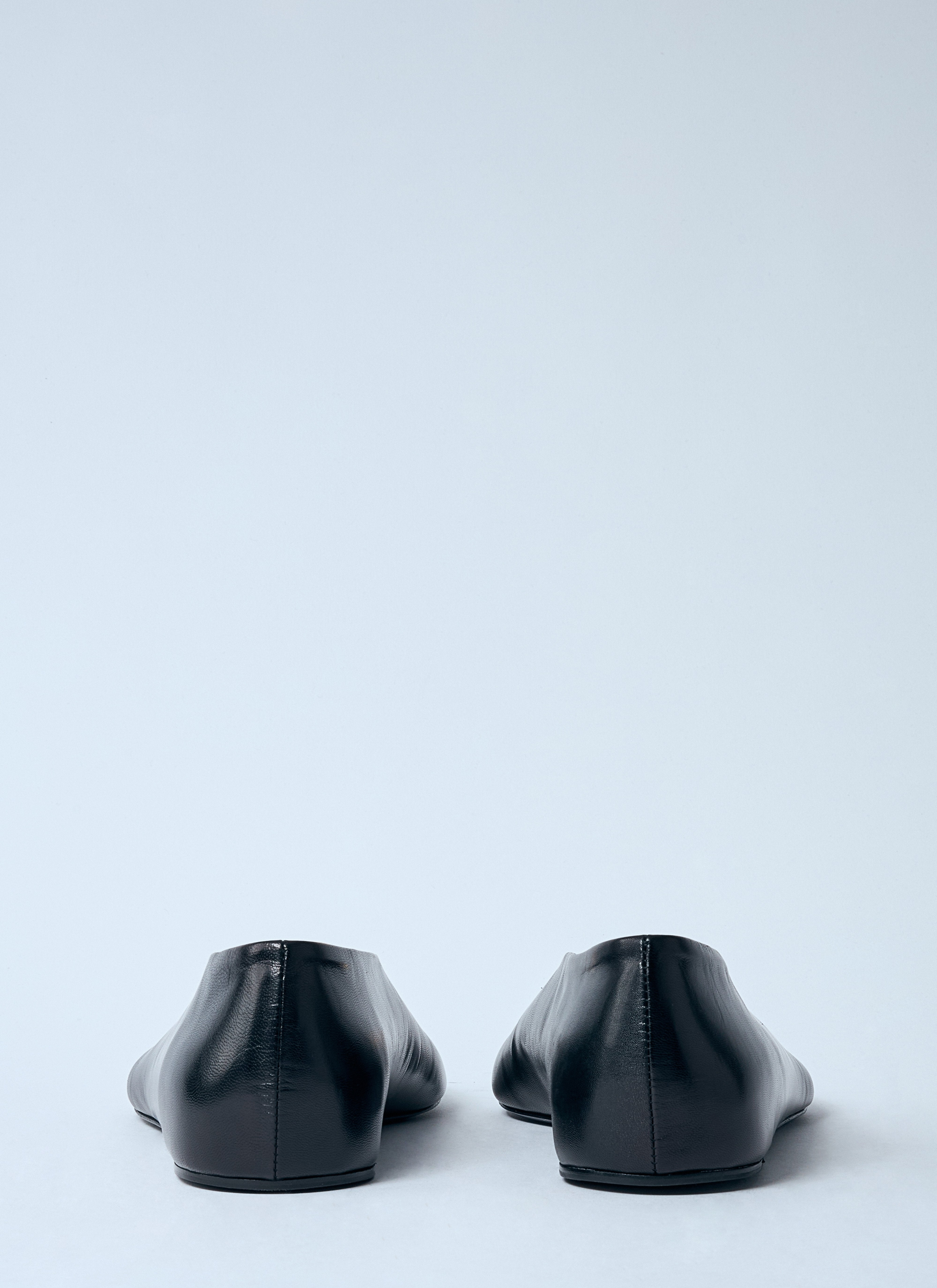Jil Sander Women Leather Ballerina Pumps - 6