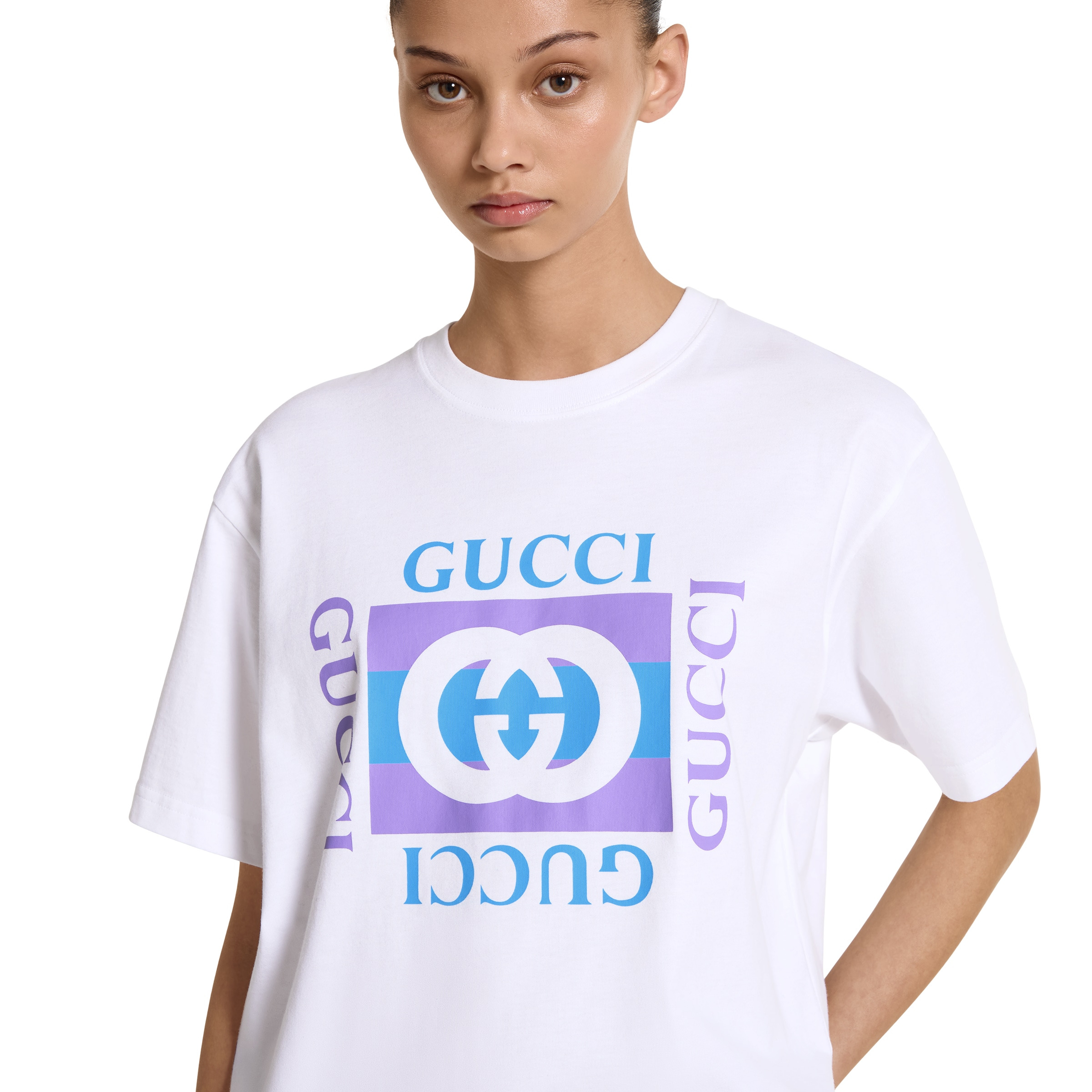 Cotton jersey T-shirt with print - 5