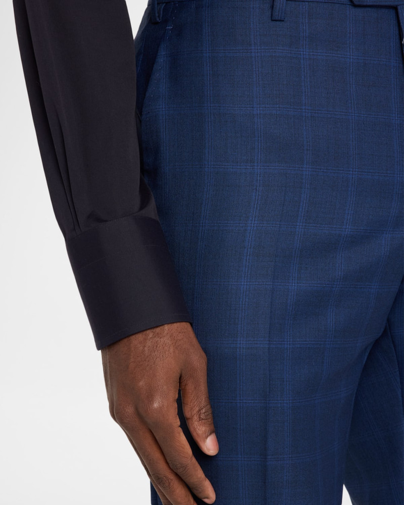 Men's Wool and Silk Windowpane Sport Coat 10