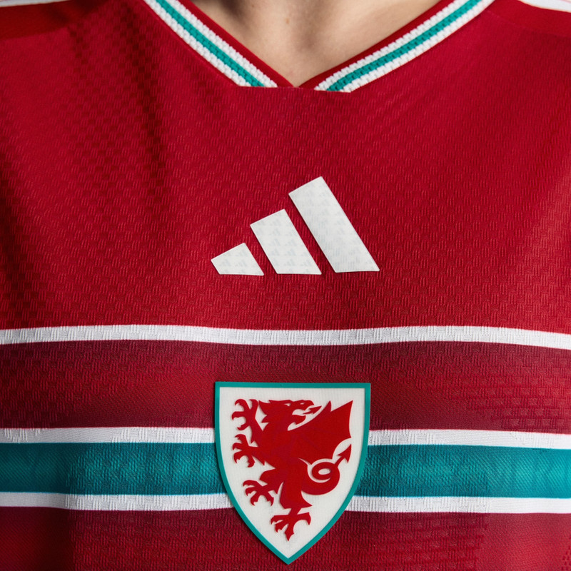 Wales 26 Home Authentic Jersey 6