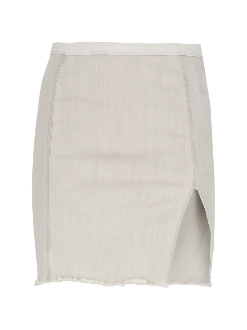 Sacred raw-hem mini skirt 1