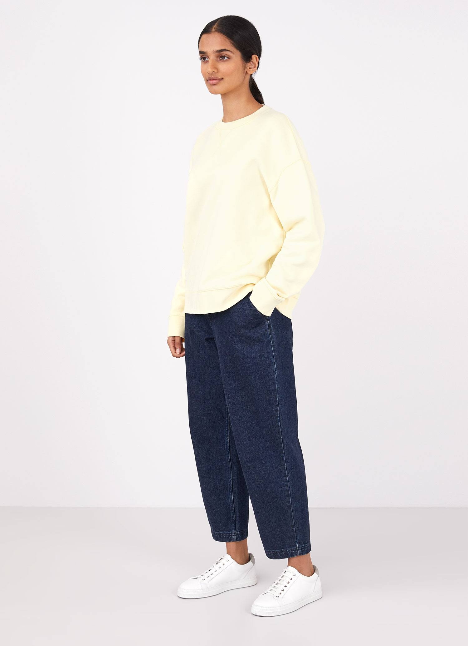 Relaxed Loopback Sweatshirt - 3