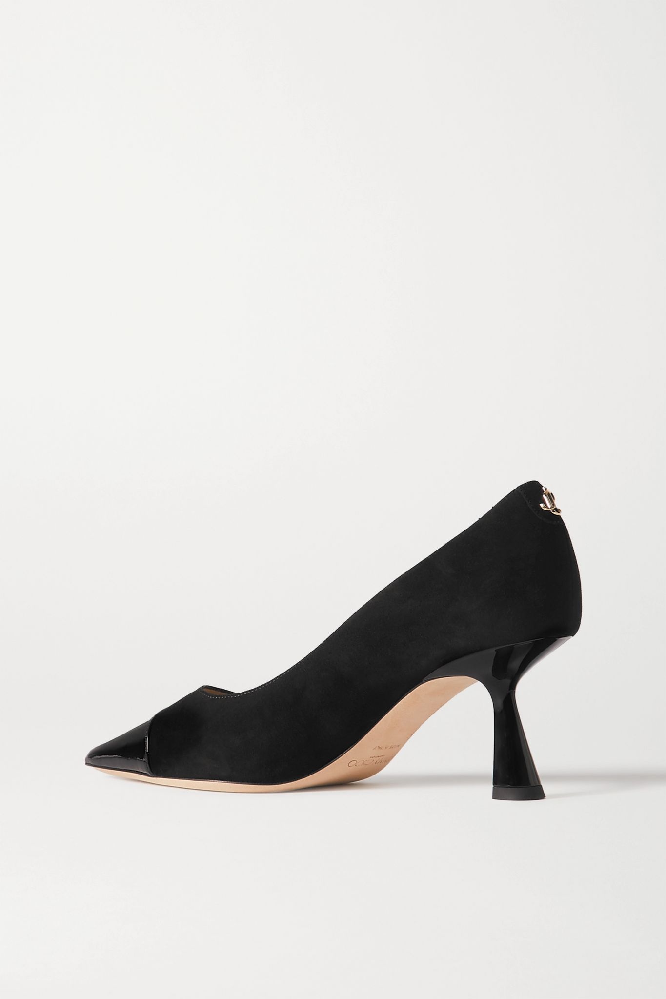 Rene 65 suede and patent-leather pumps - 3