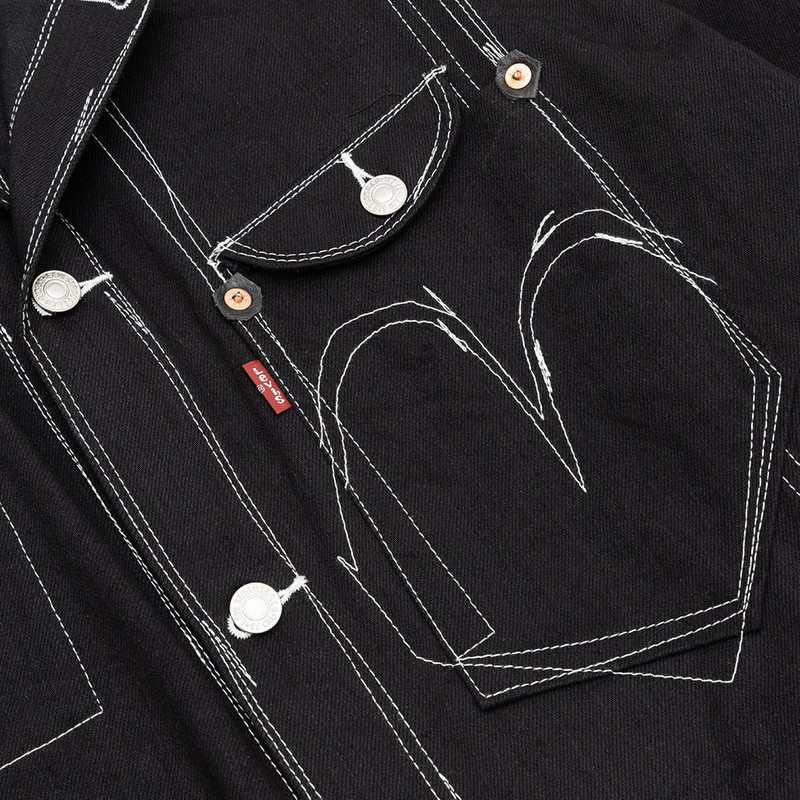 X LEVI'S DENIM TRENCH 4