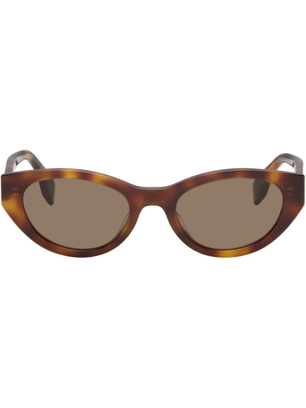 Brown Lettering Sunglasses - 1