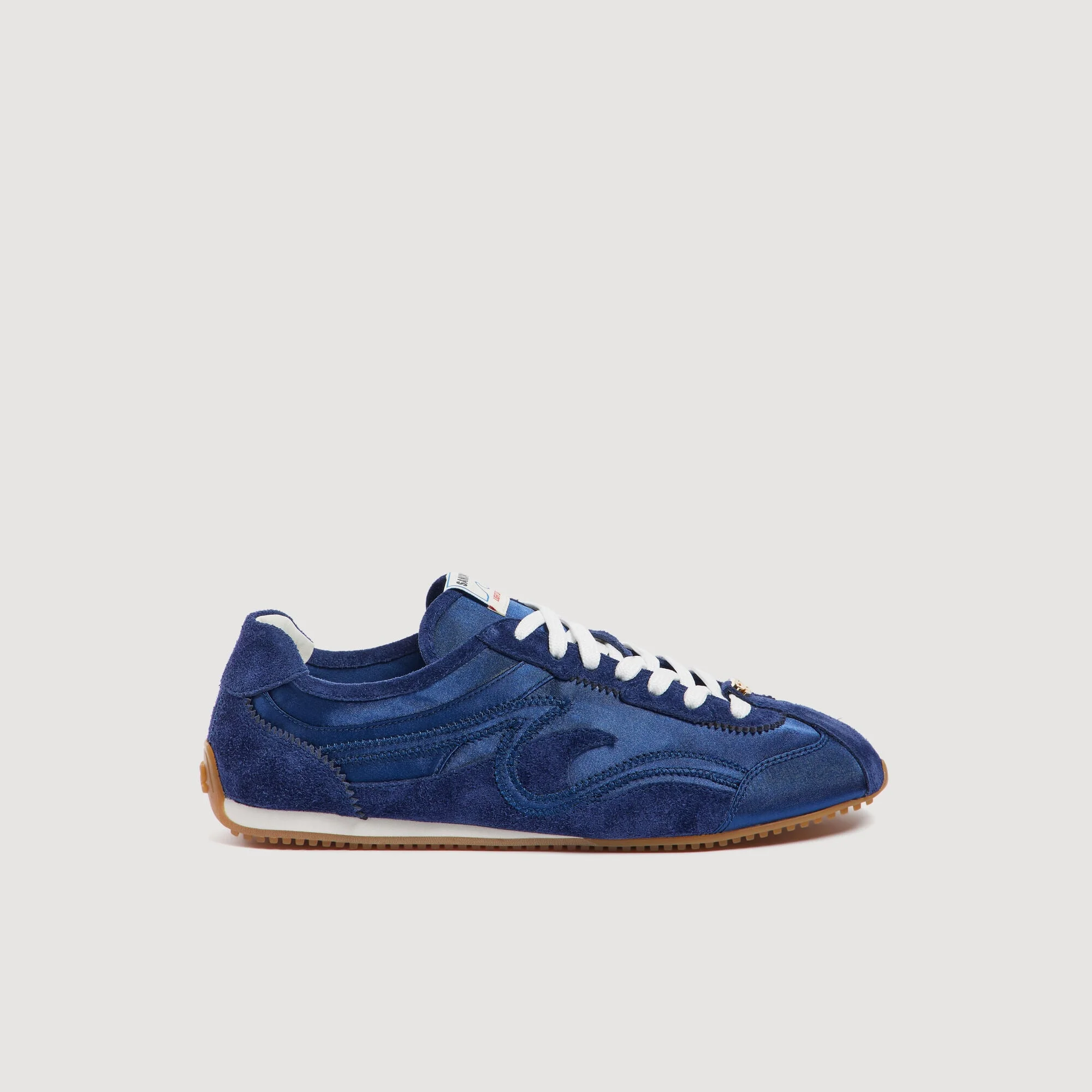 LIGHT WAVE MIXED MATERIAL SNEAKERS - 1