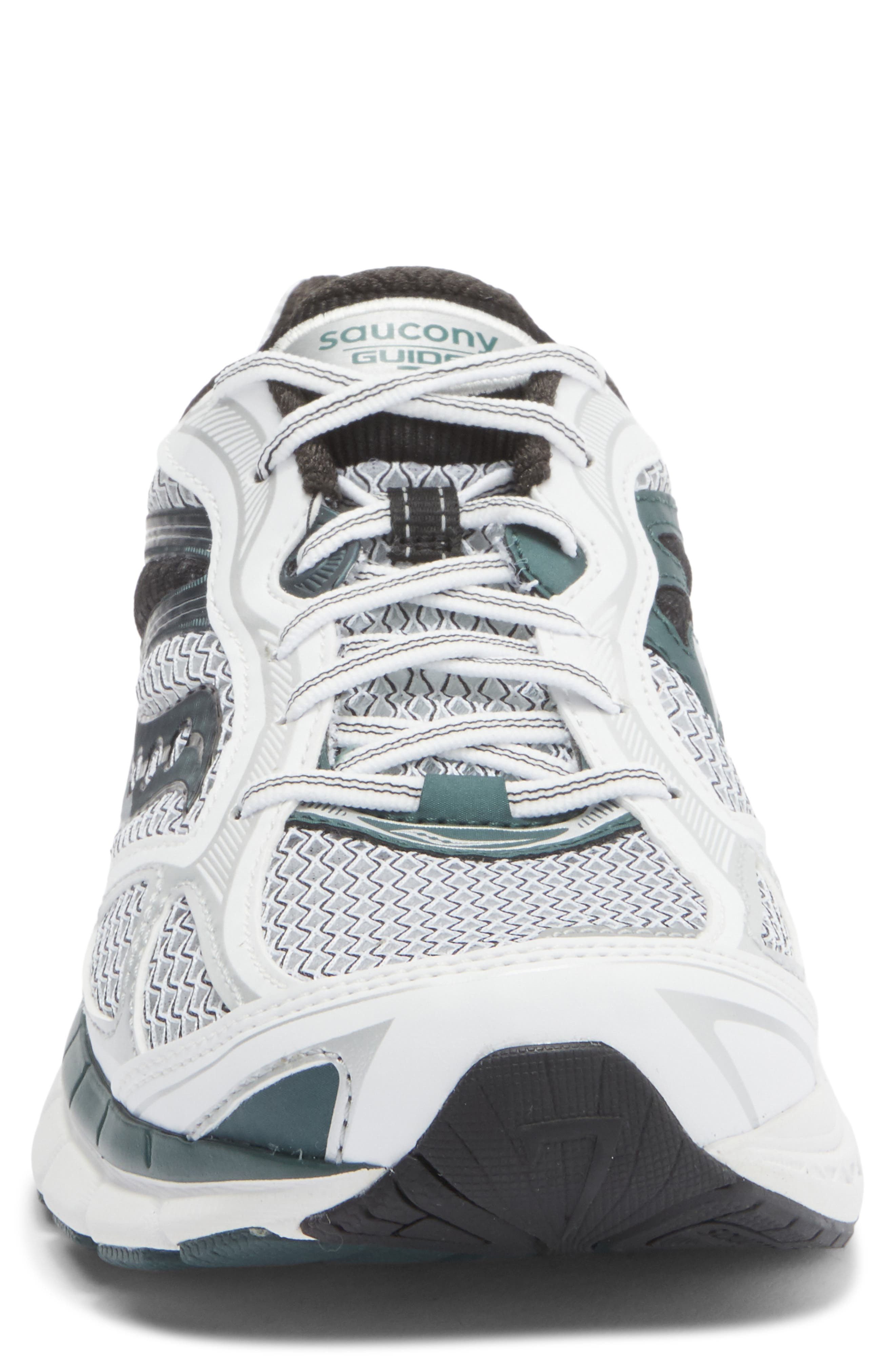 Saucony Gender Inclusive ProGrid Guide 7 Sneaker in White/Pine at Nordstrom - 4