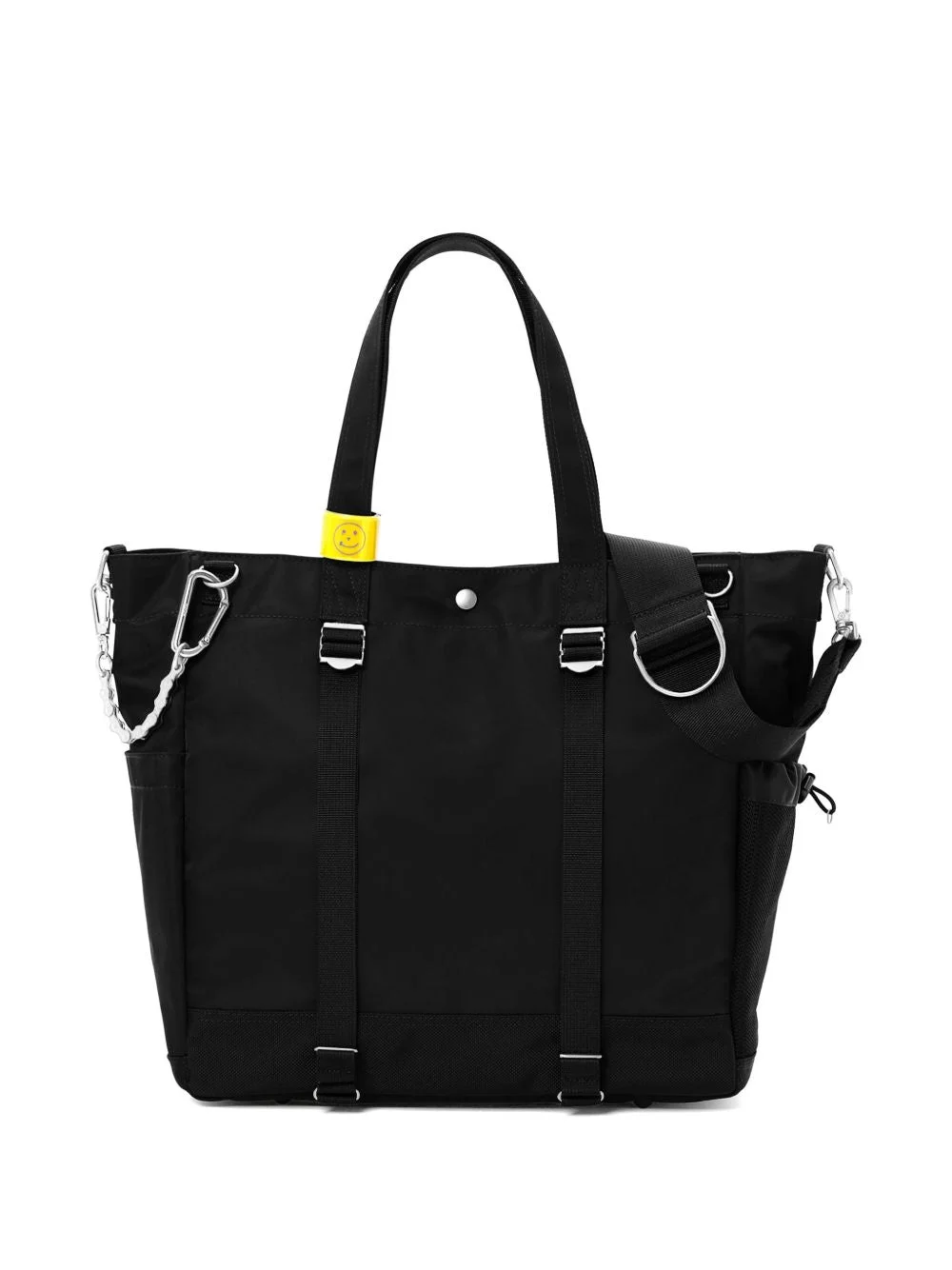 LARGE CHAIN-DETAIL TOTE BAG - 1
