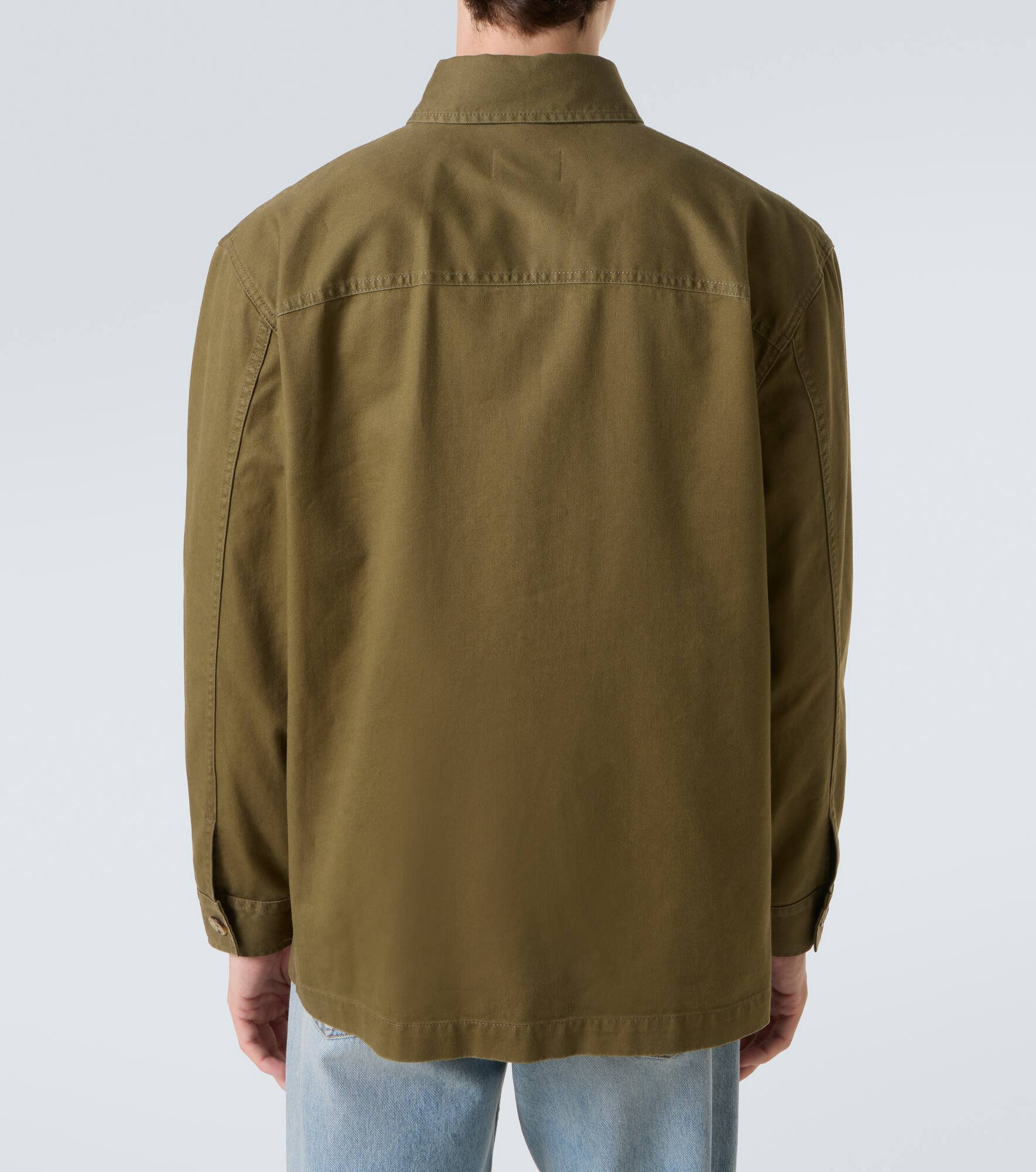 Cassandre cotton and linen overshirt - 4