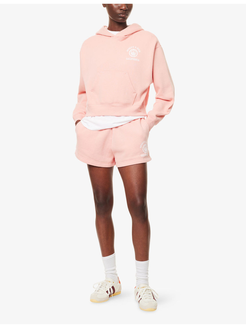 Sporty & Rich Boxy-Fit Lounge Cotton-Blend Hoody outlook