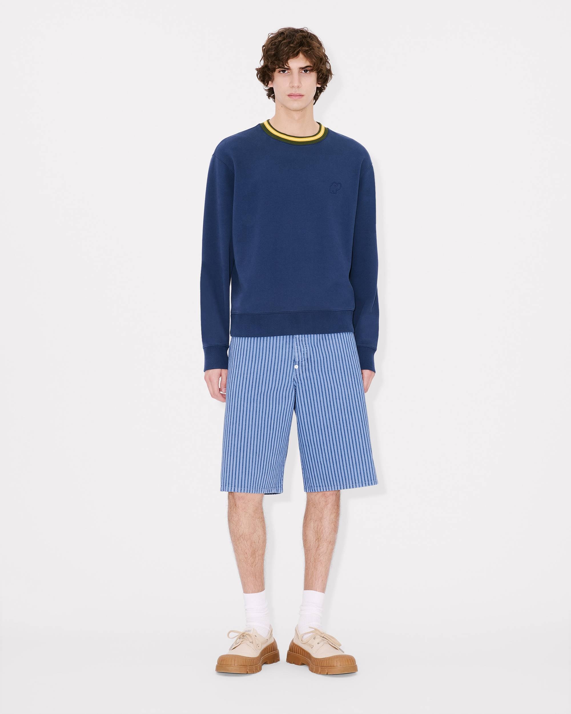 'KENZO Elephant Logo' embroidered sweatshirt in cotton - 5